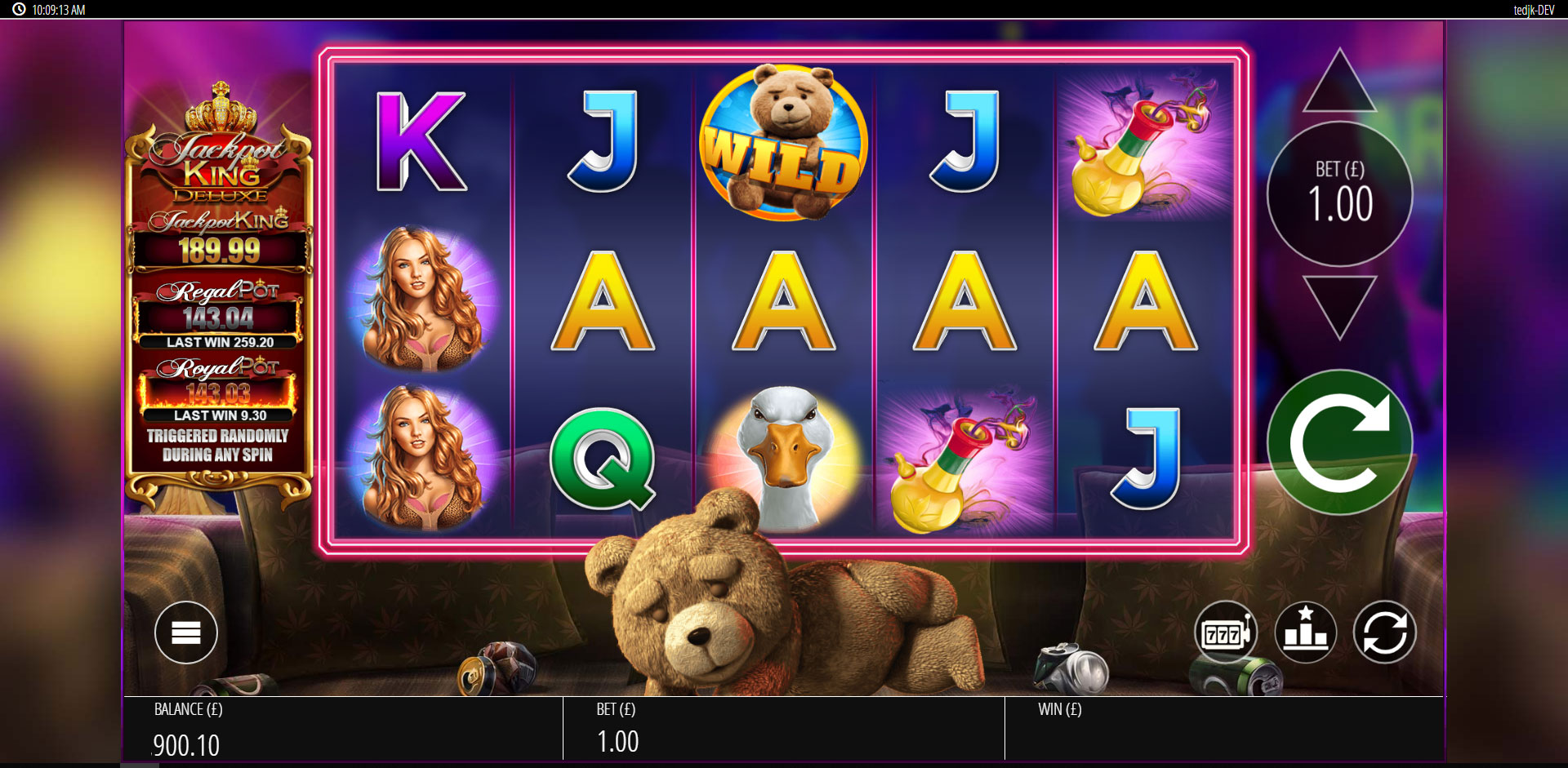 ted jackpot king