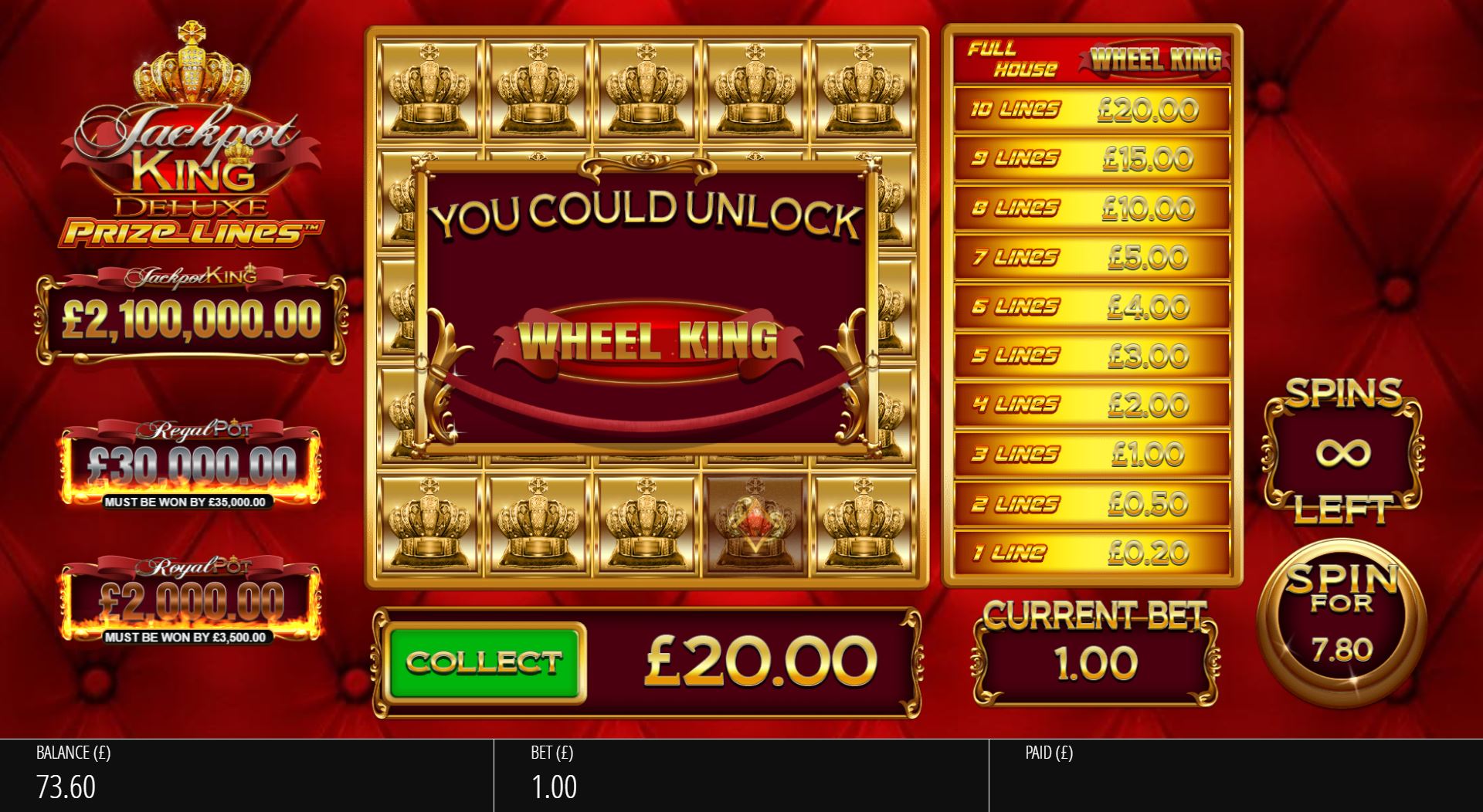 jackpot king games