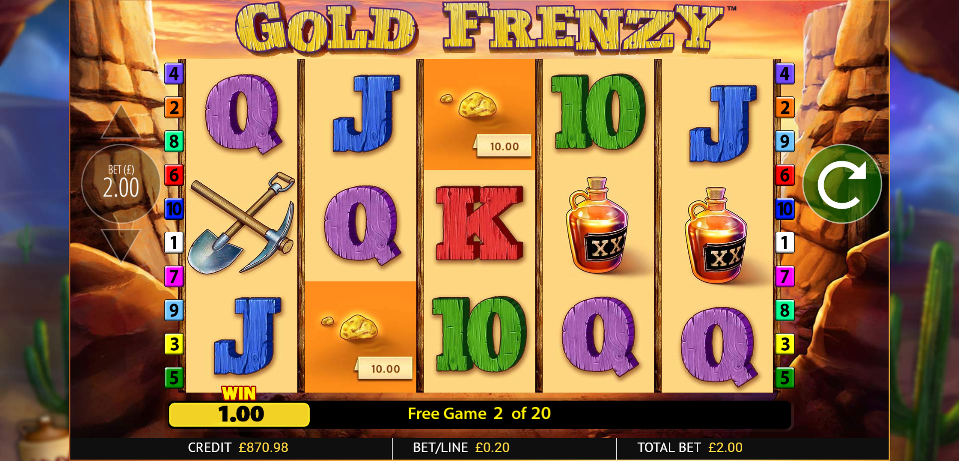 GOLD FRENZY RAPID FIRE