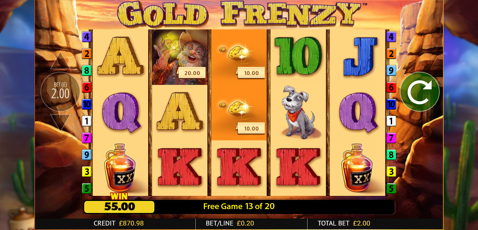 GOLD FRENZY RAPID FIRE