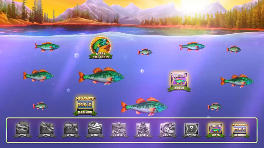 Blueprint Gaming Ltd.  REEL IN THE BIGGEST WINS WITH BLUEPRINT GAMING'S BIG  CATCH BASS FISHING MEGAWAYS™